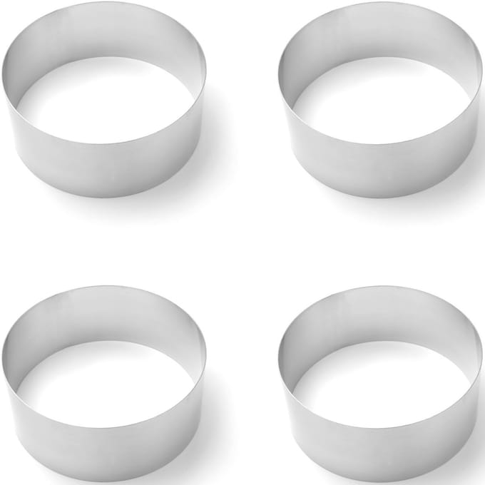 Hendi 512449 Serie - Ronde Bakringen Set - 4 Stuks