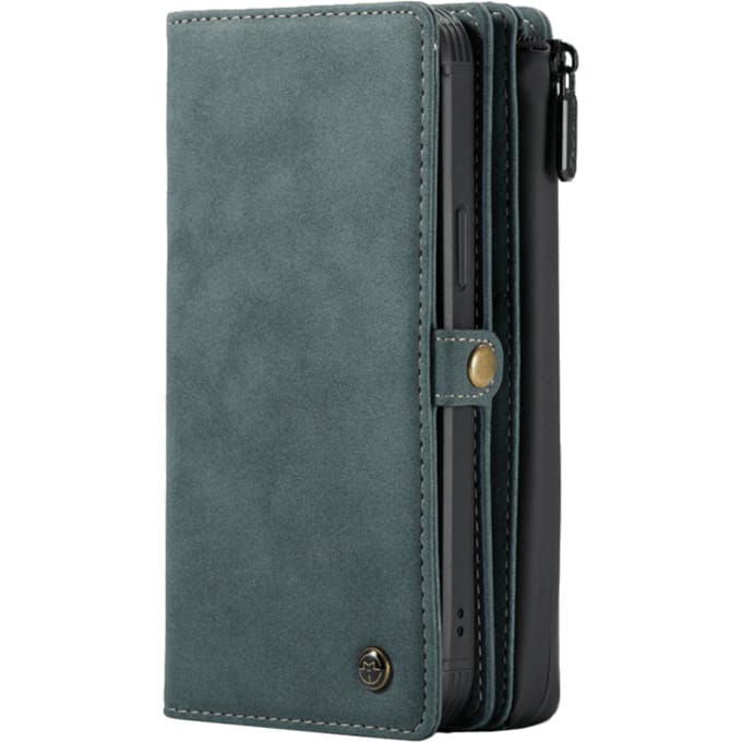Caseme iPhone 12 Pro Max 2 in 1 Luxury Wallet  Blauw