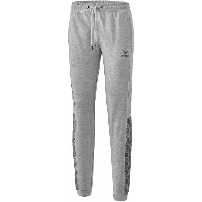 Erima Essential Team Sweatbroek Dames - Slate Grey / Licht Grey Melange | Maat: 36