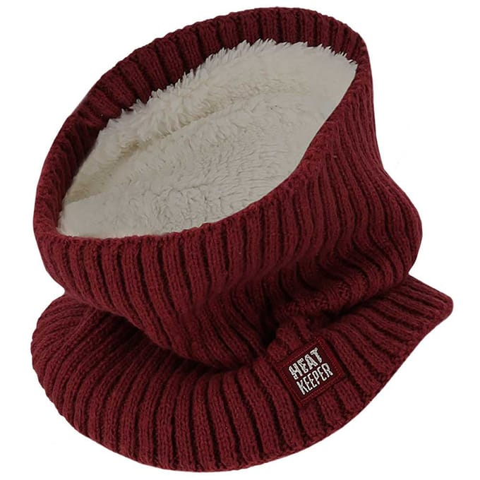 Morethansocks - Thermo snood - dames - Bordeaux - Onesize - Colsjaal dames - Col sjaal