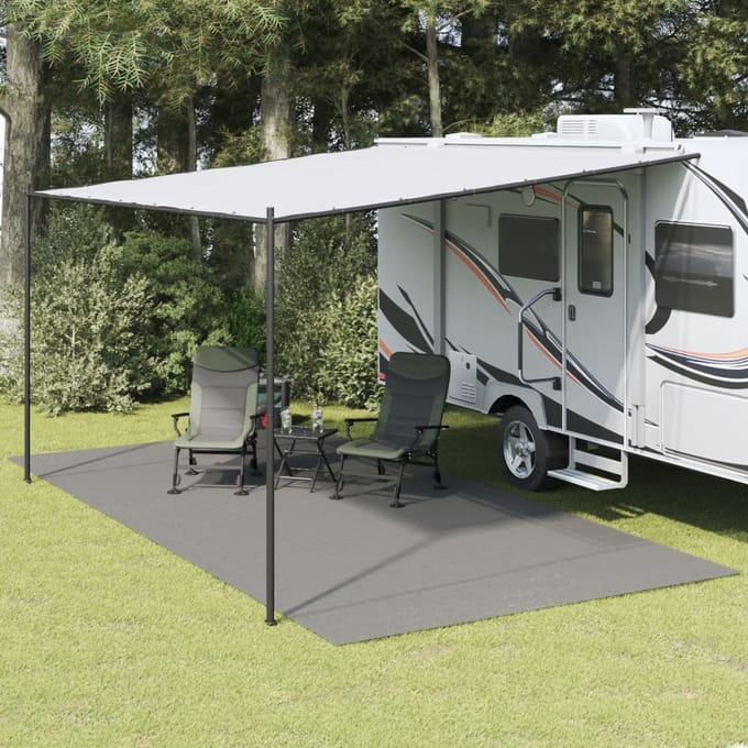 vidaXL - Tenttapijt - 6x3 - m - antracietkleurig