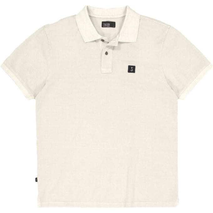 Butcher of Blue poloshirt korte mouw creme