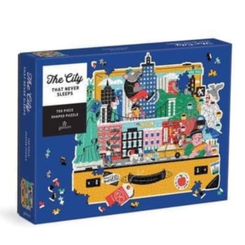 The City That Never Sleeps 750 Piece Shaped Puzzle - Galison