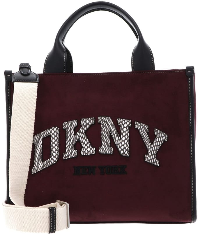 DKNY schoudertas Hadlee Tote Bag Aged Wine wijnrood