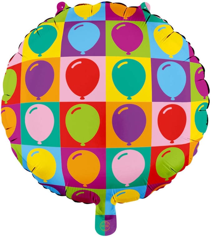 Folieballon 18 Inch Rond Pop Party