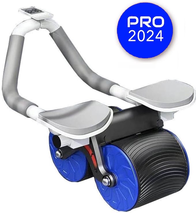 Ab Roller - Multifunctioneel - Voor Buikspieren - Ab Roller Wheel - Rebound - Timer - Buikspiertrainer - Buikspier Roller