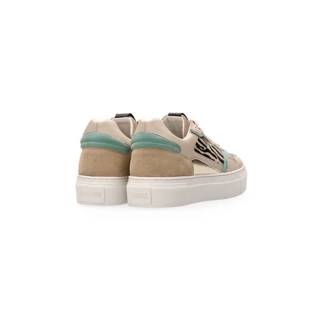 Maruti - Tavi Sneakers Blauw - Offwhite - Blue - Zebra - 42