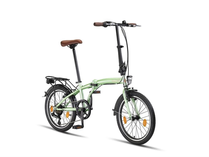 Pacto Ten Vouwfiets Mint Shimano 6v 20 inch Plooifiets Folding Bike