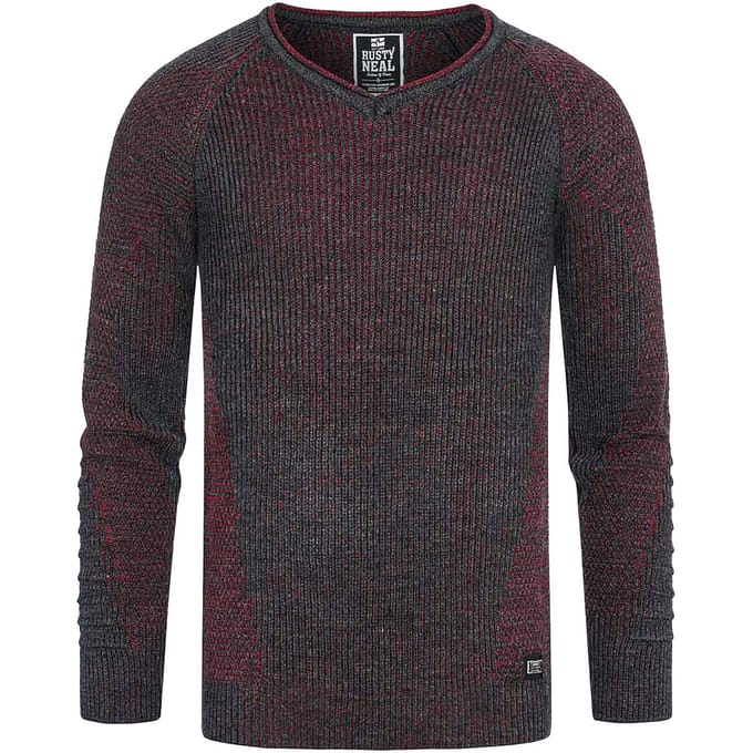 Chunky Slim Fit V-Hals Trui