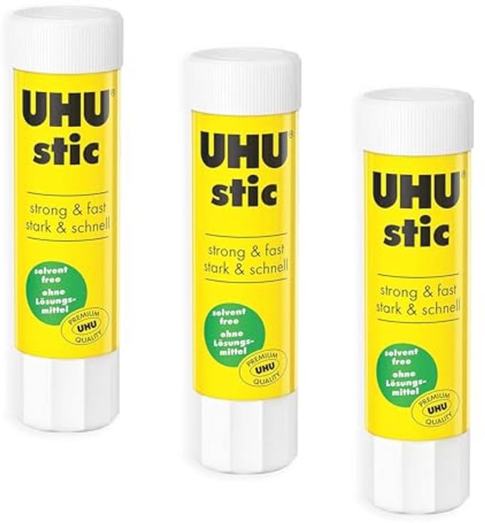Oplosmiddelvrije Lijmstift - Transparant Gebruik - 8 Stuks - 3G