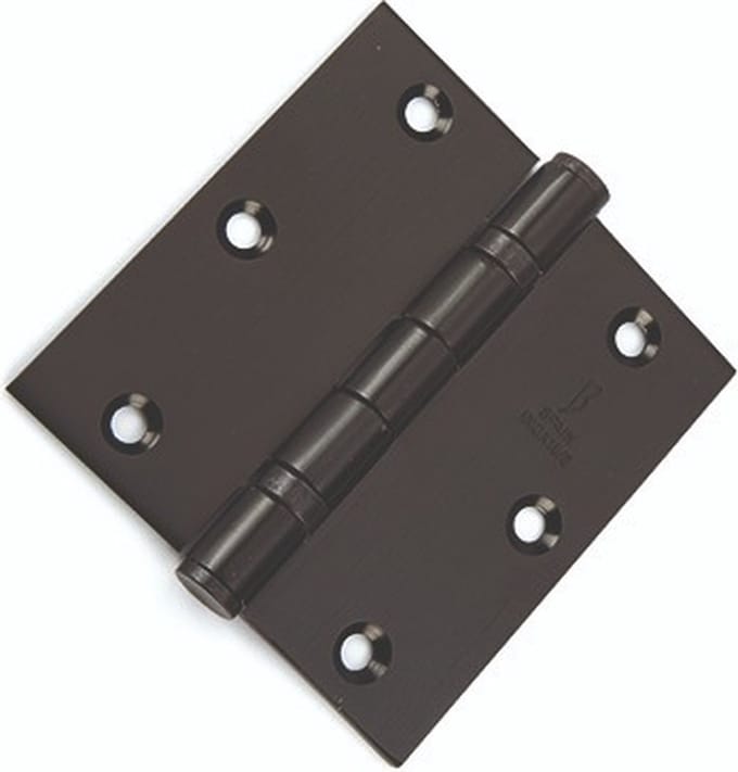 Zwart RVS Bladscharnier 88.9x88.9x2.5mm rechte hoek