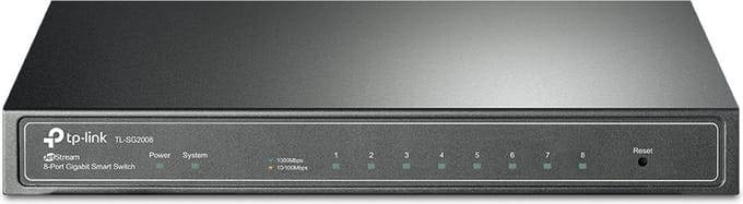 TP-Link TL-SG2008 JetStream 8-Port Gigabit Smart Switch