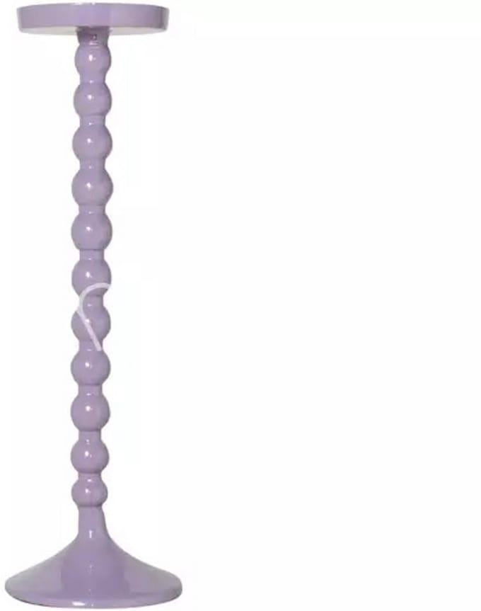 Colmore by Diga-Kaarshouder-lavender-Alu raw-14x14x45 cm