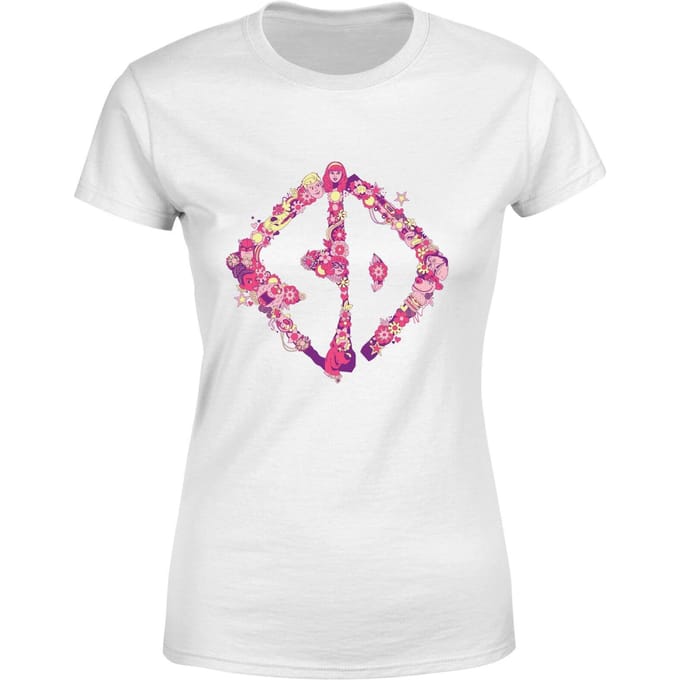 Scooby-Doo Floral Women's T-Shirt - White - L