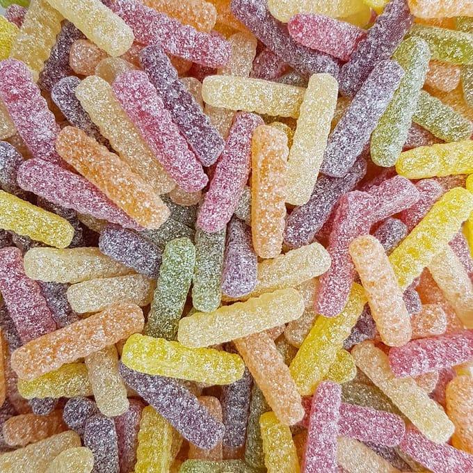 Frisia - Sour sticks - zure staafjes - zuur - grootverpakking - 1500 gram