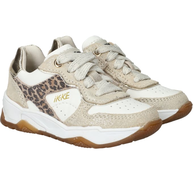 IK-KE Sneakers - Meisjes - Beige - Maat:32