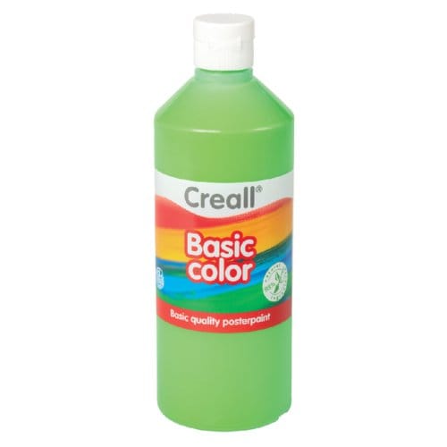 Plakkaatverf Creall basic lichtgroen 500ml