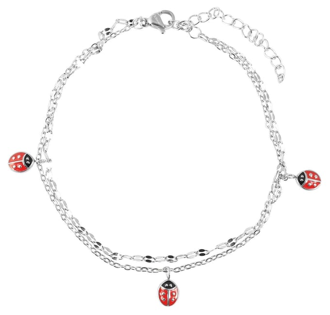 AKZENT Akzent dames enkelbandje Coccinella, duurzaam