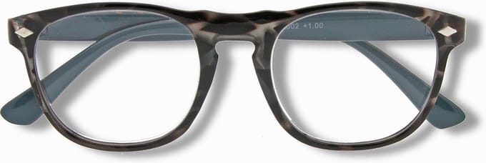Noci Eyewear WCE002 Luciano Leesbril +3.00 - Wit tortoise over lichtblauw