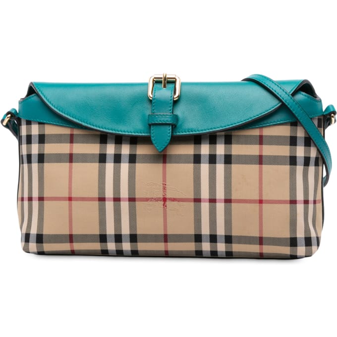 Tweedekans Haymarket Check Coated Canvas Leah Schoudertas