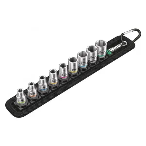 Wera Belt A 4 Zyklop Steckschlüsseleinsatz-Satz 1/4""