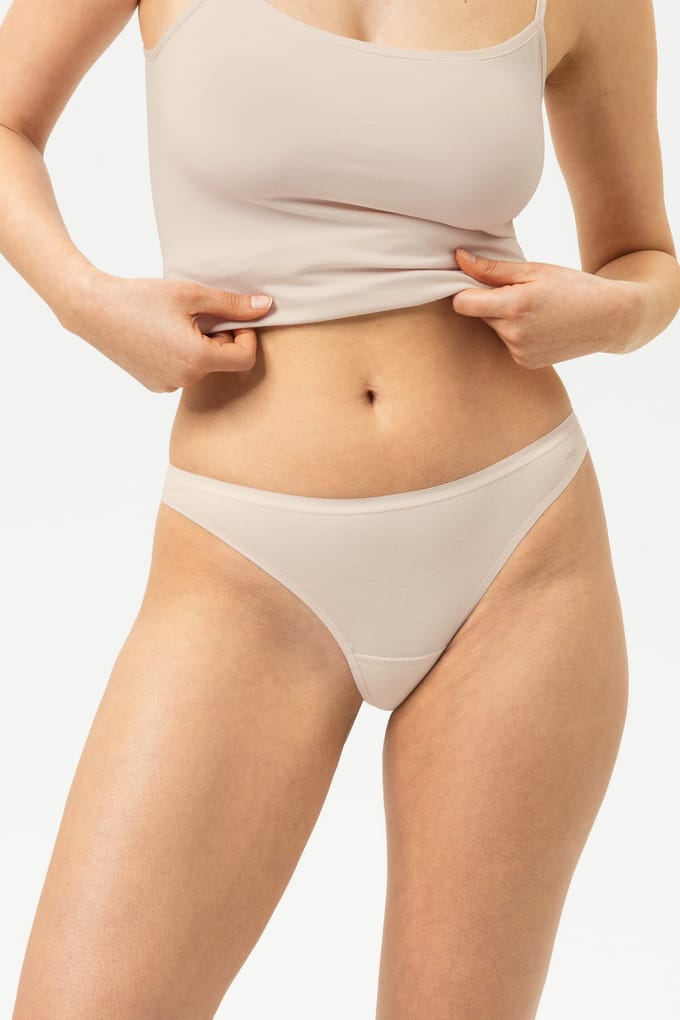 Mey String Superfine Organic Dames 29814 - White 703 bailey Dames - 42