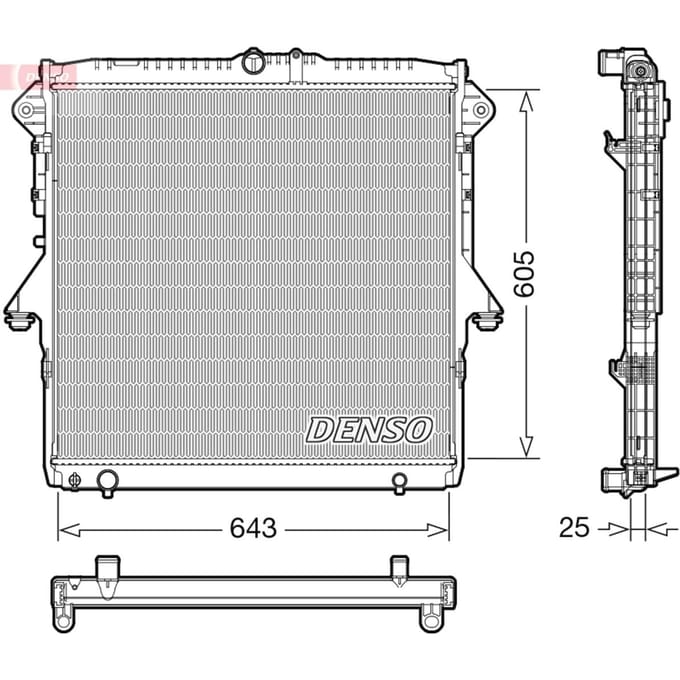 Radiator DENSO DRM10119