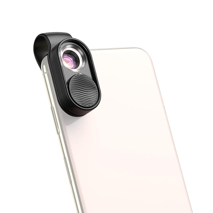APEXEL APLMS001 Mini draagbare smartphone-microscoop 100x vergroting Ingebouwd LED-licht met zwart