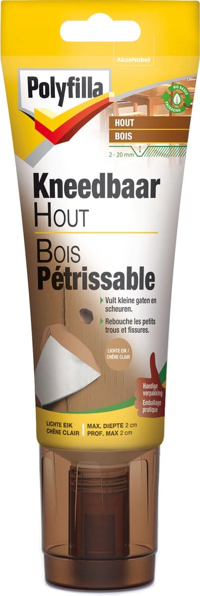 Polyfilla - Kneedbaar Hout - Lichte Eik - 330 G