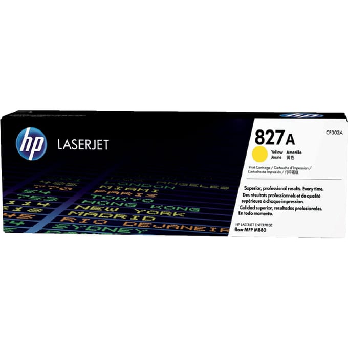 HP CF302A nr. 827A toner cartridge geel (origineel)