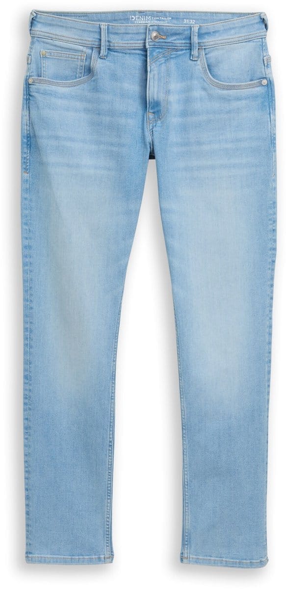 Tom Tailor Denim - TTAEDAN STRAIGHT-jeans - Maat 31/32 - light stone bright blue denim