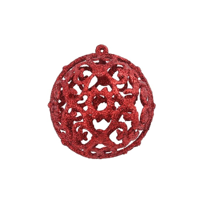 vidaXL - 100-delige - Kerstballenset - 3/4/6 - cm - rood