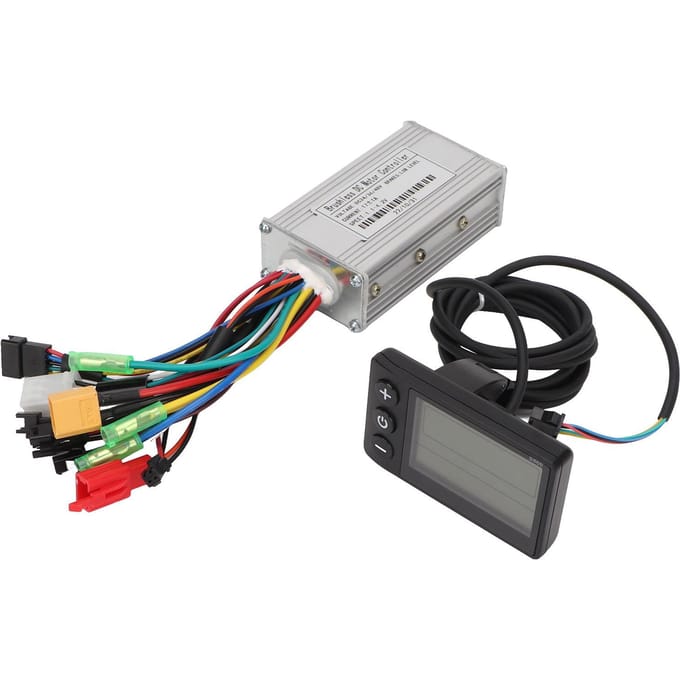 17A 3 Modi Sinusgolf Controller Kit met S866 Paneel Elektrische Fiets Borstelloze Motorcontroller voor black