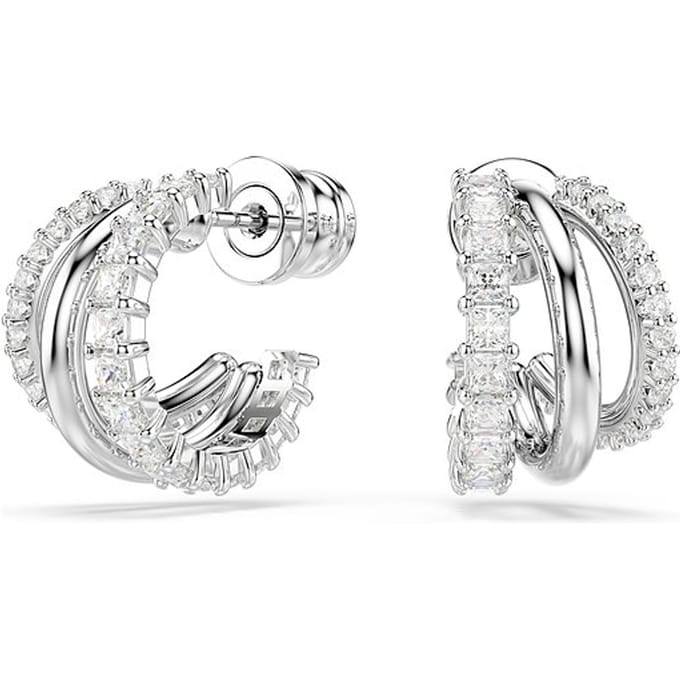 Swarovski Hyperbola Dames Oorbellen Metaal - Zilver