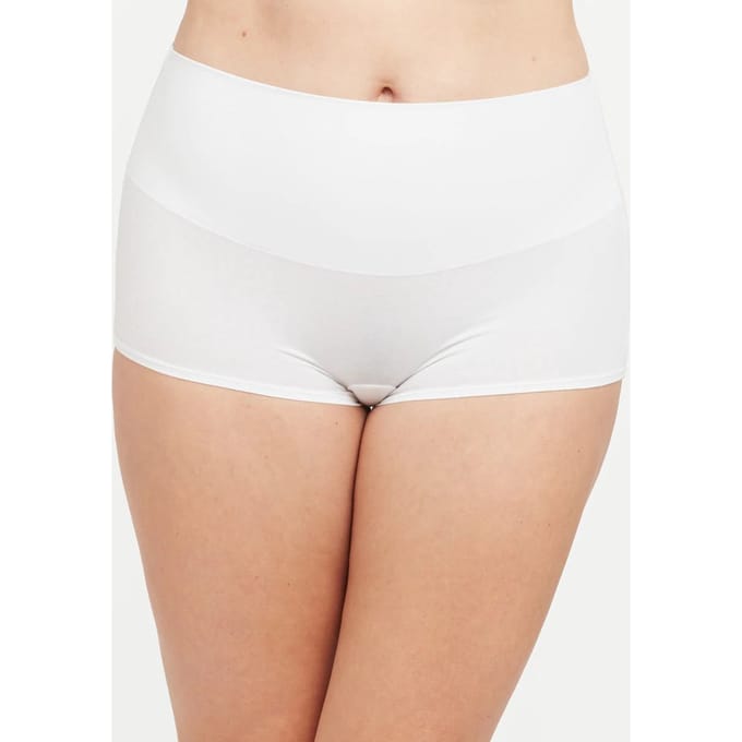 Spanx Cotton Control - Boyshort - Kleur Wit - Maat Small