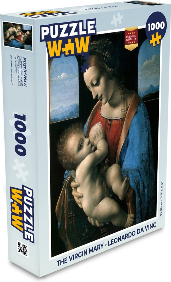 Puzzel The virgin Mary - Leonardo da Vinci - Legpuzzel - Puzzel 1000 stukjes volwassenen