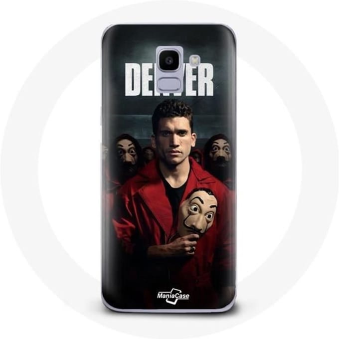 Case voor Samsung Galaxy J6 2018 La Casa De Papel Denver Masker