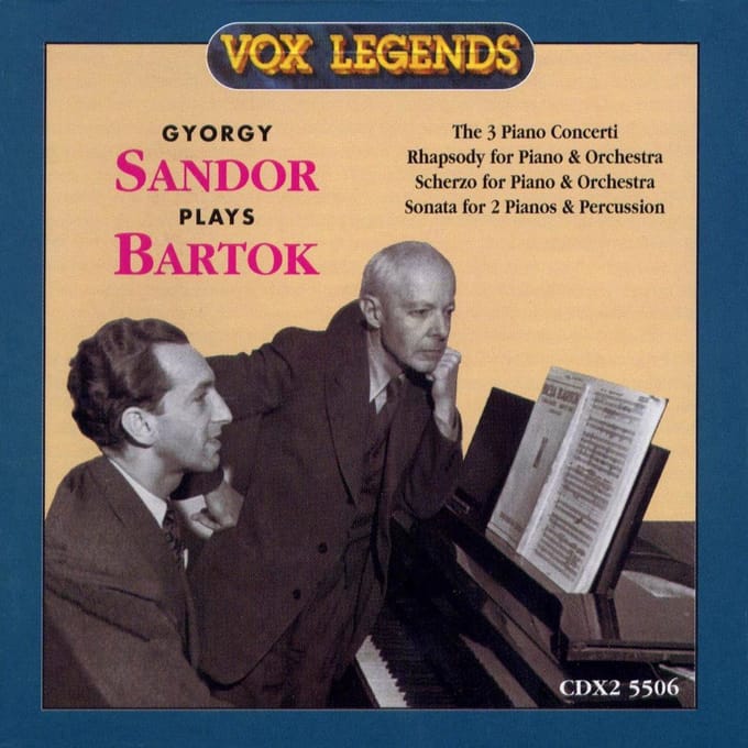 Gyorgy Sandor Plays Bartok