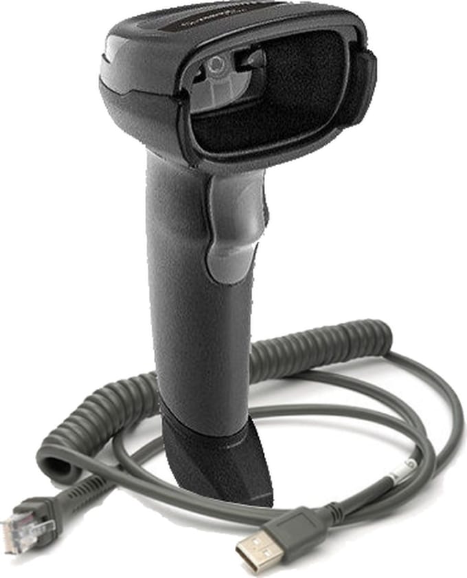 Zebra DS2208, 2D, multi-IF, kabel (USB, spiraal), zwart
