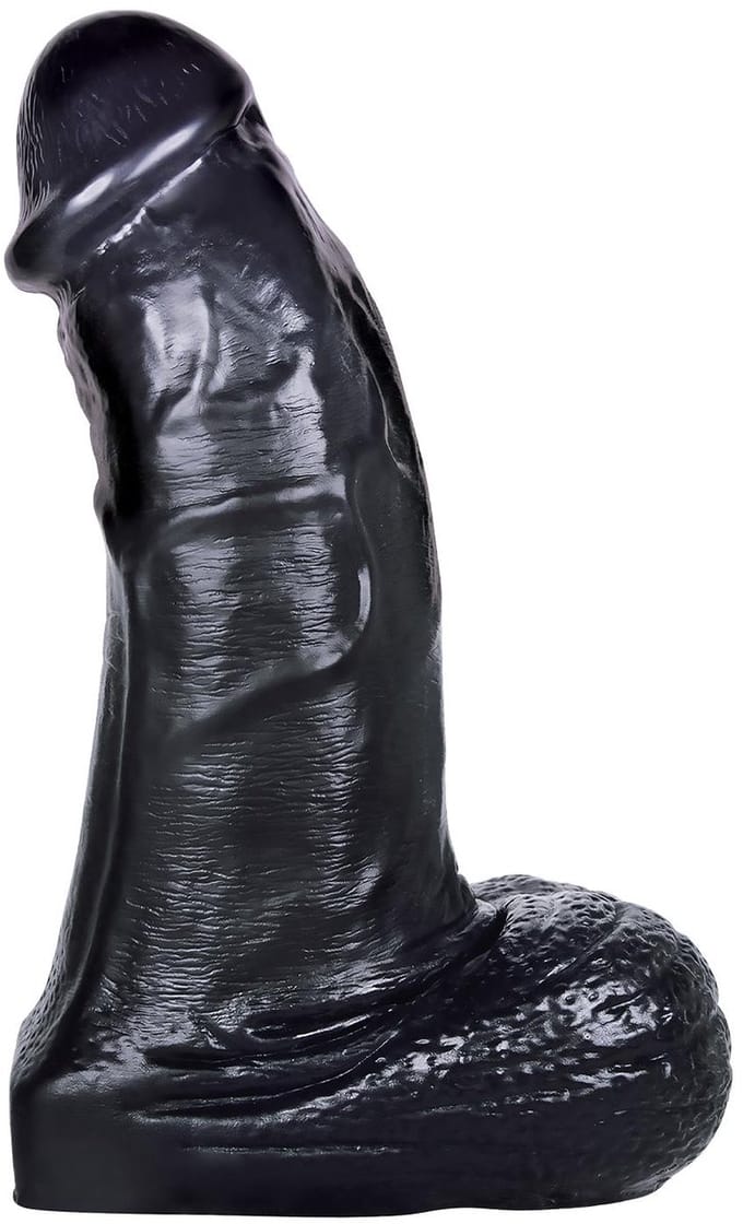 NMC 10.5 inch PVC Giant dildo - Zwart - 27 cm