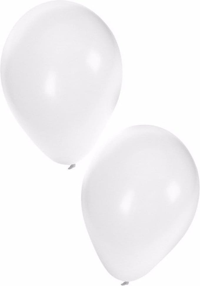 Witte bruiloft / huwelijks ballonnen versiering 100 stuks
