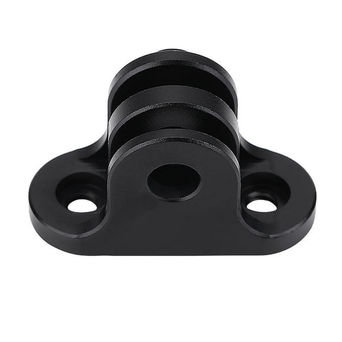 Fietscomputer Metalen Beugel Camera Adapter Mount voor Gopro (Zwart) zwart