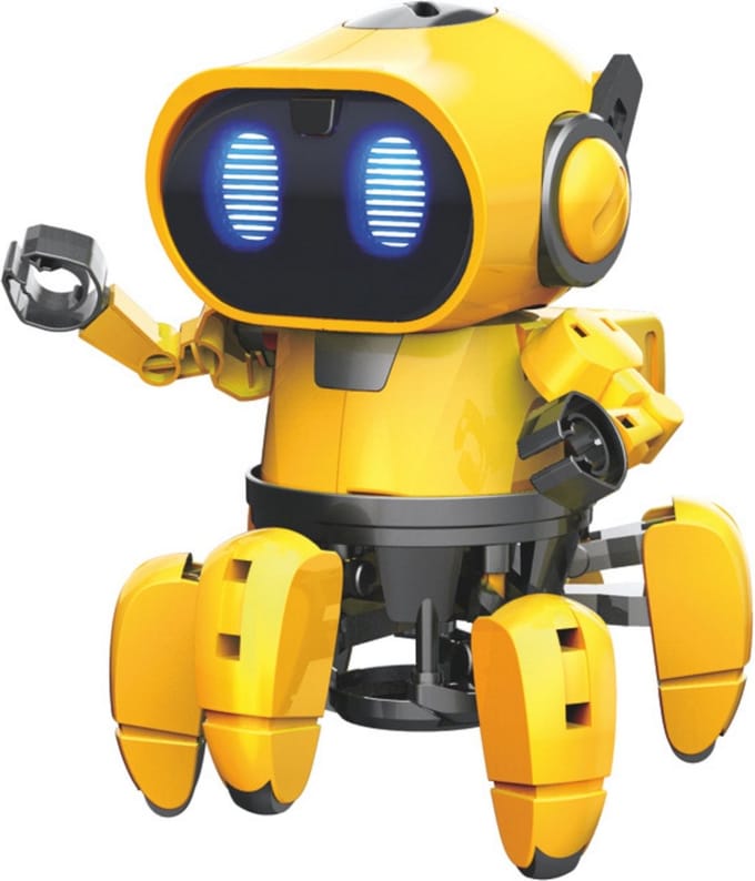 Velleman Educatieve bouwkit, robot Tobbie, speelgoedrobot, STEM constructiespeelgoed