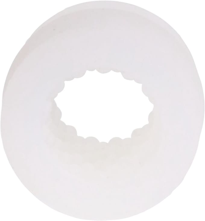 Glow Helping Head Silicone - Masturbator Sleeve - Frost / Green Glow