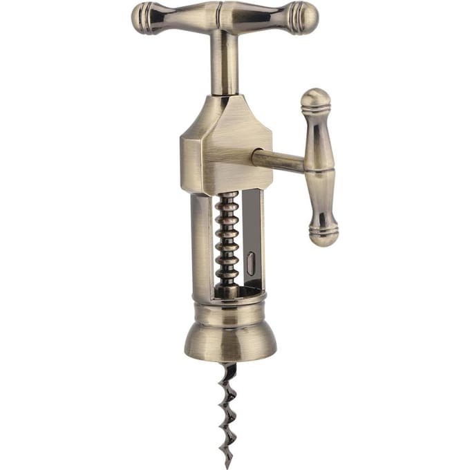 Ouvre-bouteille de vin rouge rétro portable tire-bouchon tire-bouchon outils de bar beige