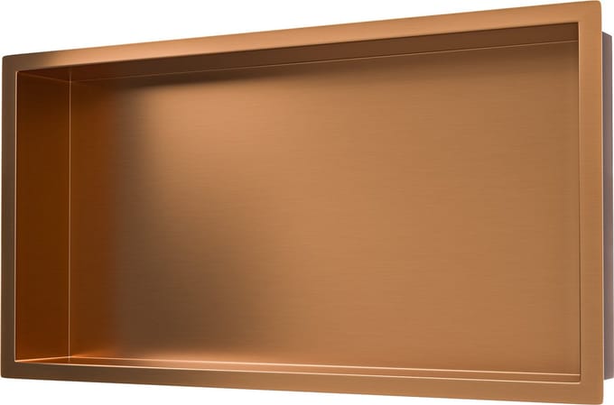 Wiesbaden Demis inbouwnis 30 x 60 x 7 cm geborsteld brons koper