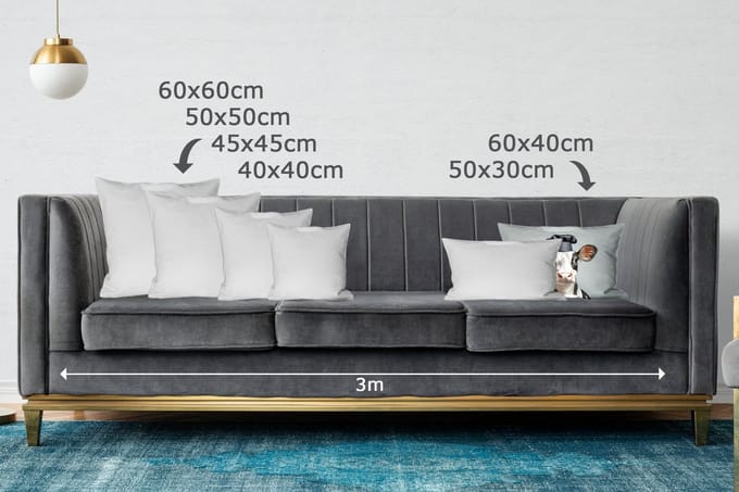 Sierkussens - Kussentjes Woonkamer - 60x40 cm - Koe - Zwart - Wit - Kok