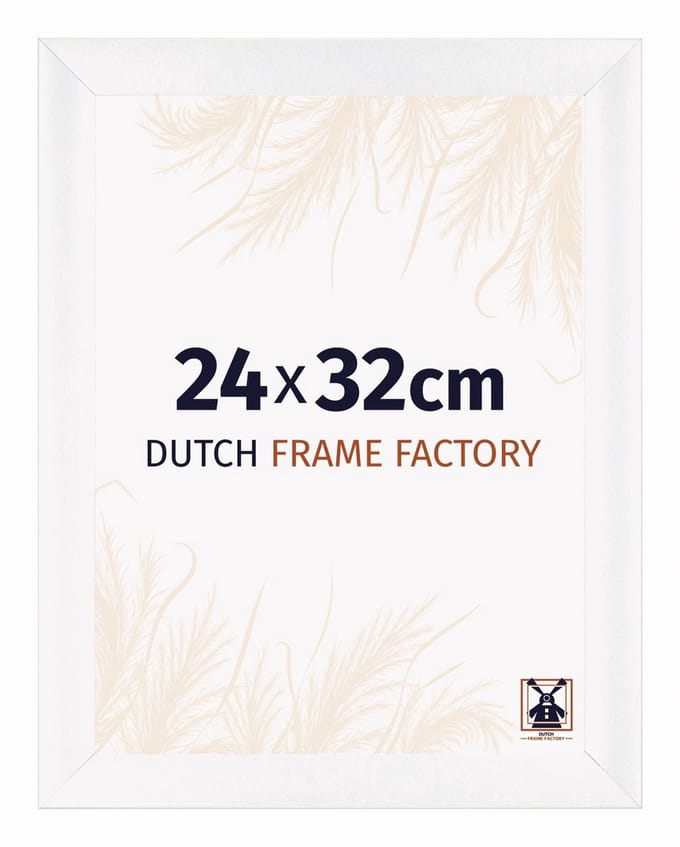 Fotolijst 24x32 cm - MDF - Wit Mat - Praag