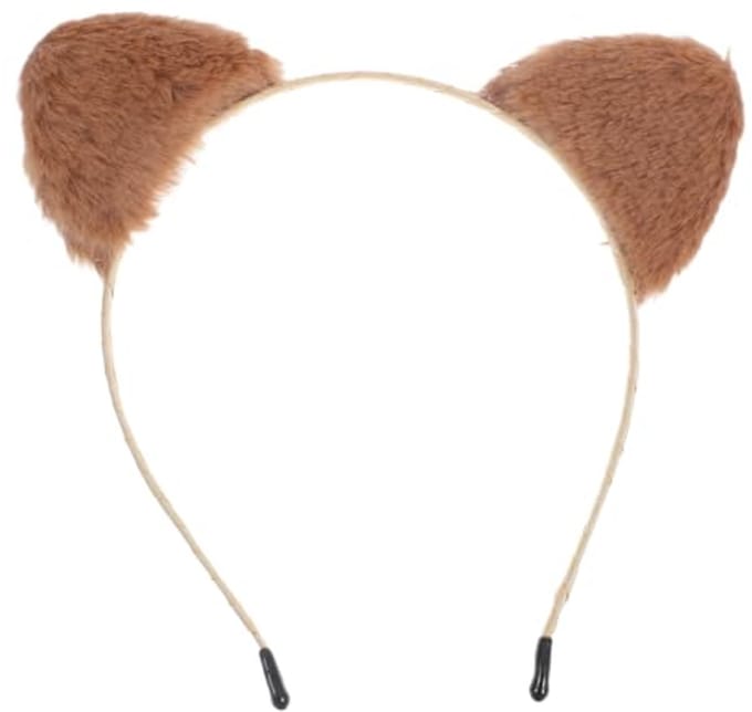 Dailygoods - Hoofdband met Kattenoren - Pluche Dierenspa Accessoire voor Dames