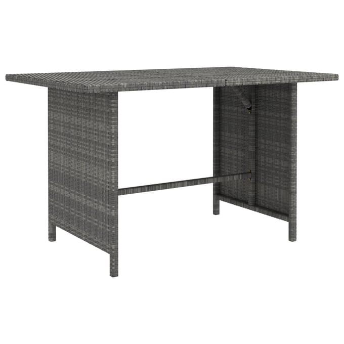 vidaXL - 9-delige - Loungeset - met - kussens - poly - rattan - grijs